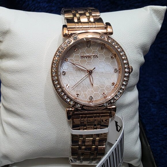 Brand New Invicta Wildflower Women\'s Watch - 32mm Rose Gold/Rose Face (69289)